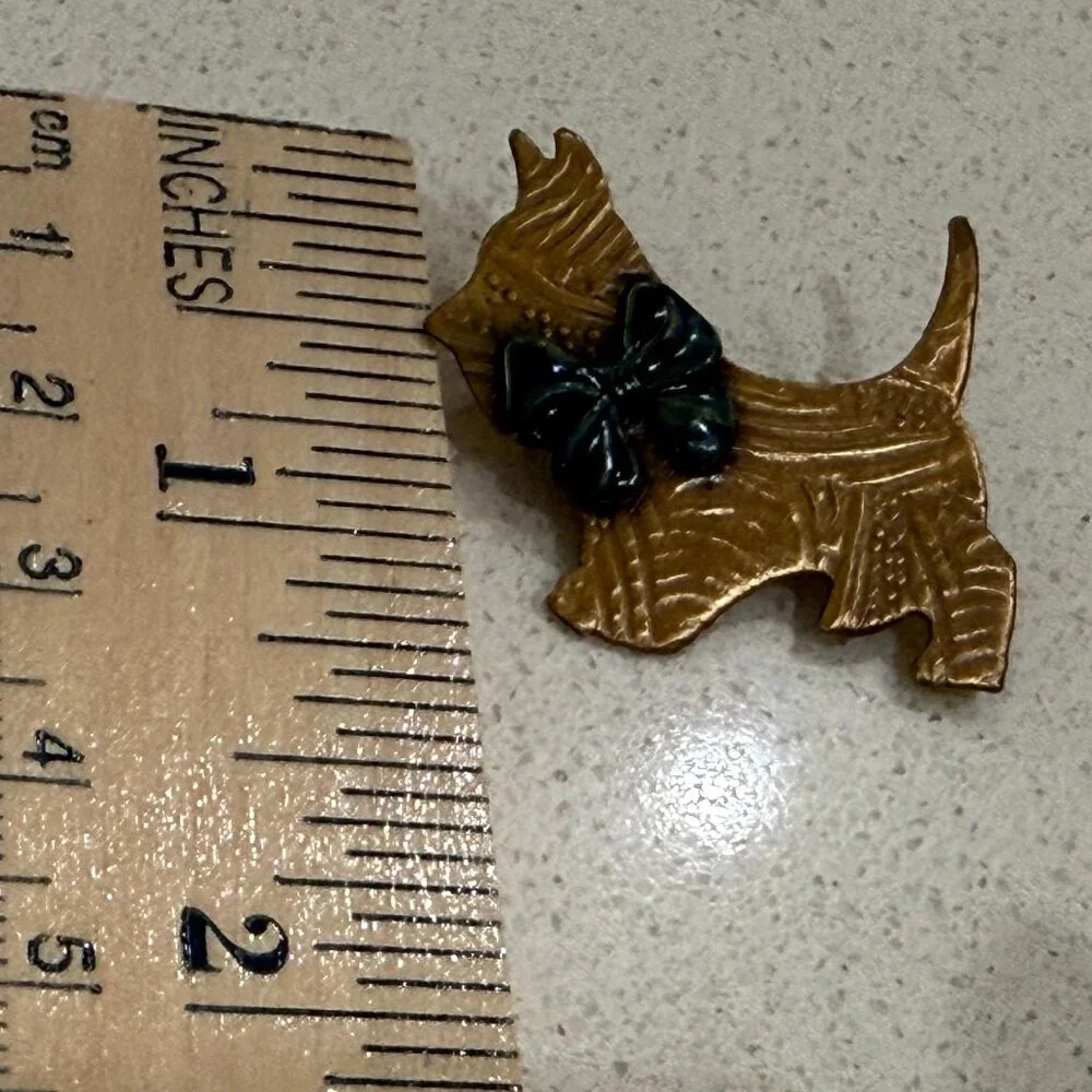 Scottie Dog Brooch